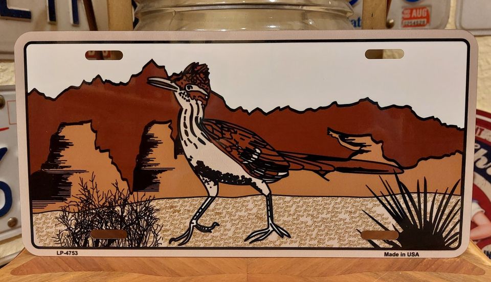 Blechschild USA –Kennzeichen Roadrunner in Essen