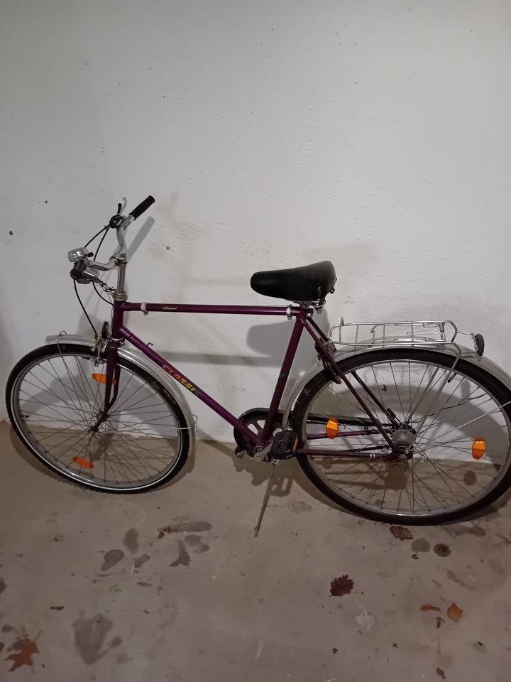 Fahrrad lila in Velbert