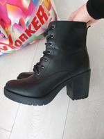 Biker Boots dünne Sommerstiefel schwarz Schnürung Reißverschluss Baden-Württemberg - Villingen-Schwenningen Vorschau