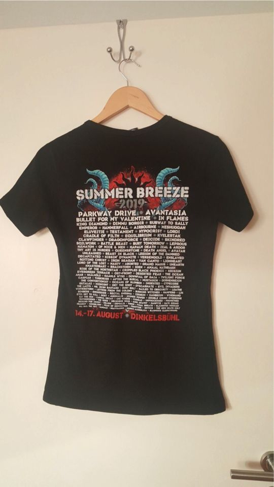 Summer Breeze 2019 Crew Damen T-Shirt Gr. XL Girly Metal Festival in Reichling