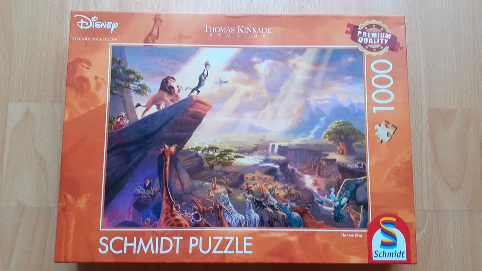 Disney Thomas Kinkade Schmidt Puzzle in Holzwickede