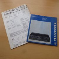 Telefunken HR 5000 digital - Bedienungsanleitung + Service Manual Hessen - Bad Arolsen Vorschau