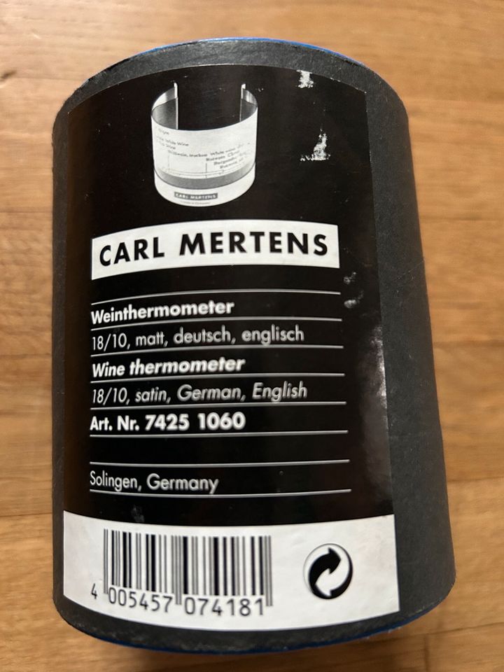 Carl Mertens Weinthermometer in Niefern-Öschelbronn