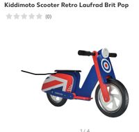 Kiddimoto Scooter Retro Laufrad Brit Pop gebraucht - Nur Abholung Bayern - Pfaffenhofen a.d. Ilm Vorschau