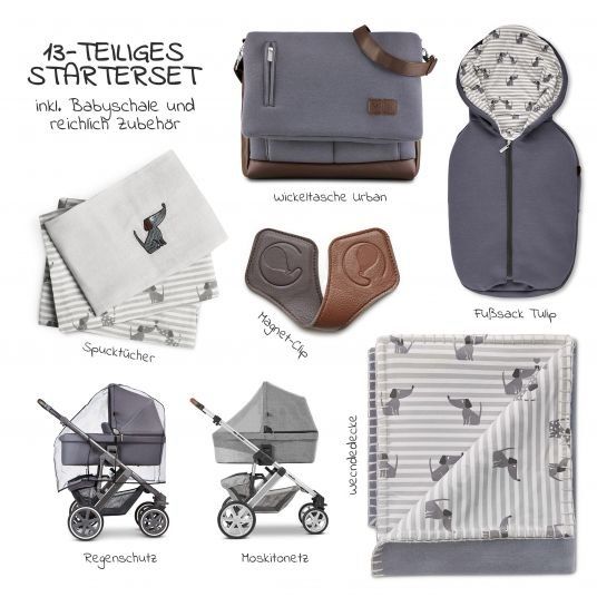 Kinderwagen ABC Design Salsa 4 Air Farbe Stone Starterset in Mannheim