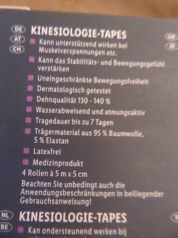 Kinesiologie Tapes Gesundheit neu in OVP - Sensiplast- in  Schleswig-Holstein - Elmshorn | eBay Kleinanzeigen ist jetzt Kleinanzeigen