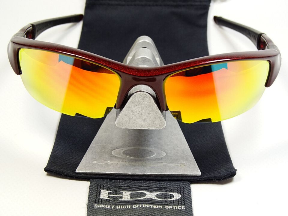 Oakley Flak Jacket Red Fire Sonnenbrille Eye Jawbone Half Twenty in Hamburg