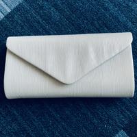 Clutch in silber-weiß, inkl. Versand Bayern - Augsburg Vorschau