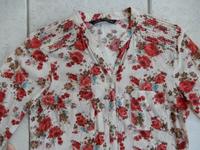 NEUw Bluse von Zara Gr. S/ 36 mit Rosen Bayern - Sankt Wolfgang Vorschau