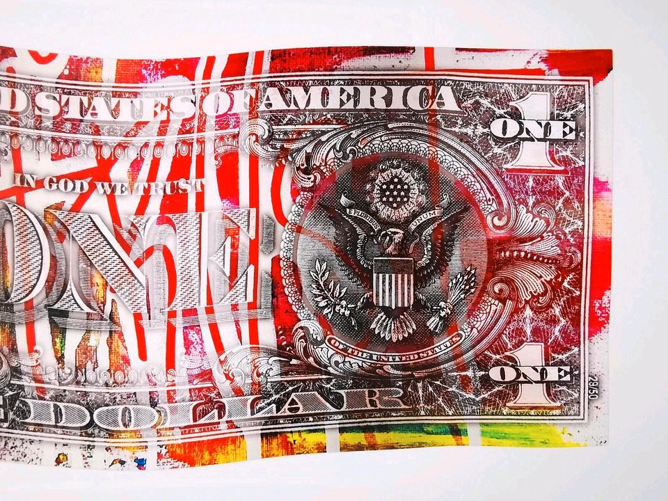 Karl Lagasse Pop Art-Dollar 30 Moderne Kunst Bild Signiert 5/33 in Herne