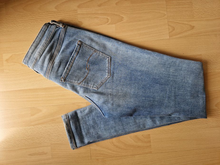 ❤️ Q/S by S. Oliver Jeans Damen Modell Sadie blau Gr. 36 Länge 32 in Mühlheim am Main