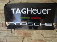 Porsche Wappen, Emaille, Emailschid, 50/25cm-tausch event. Brandenburg - Jämlitz-Klein Düben Vorschau