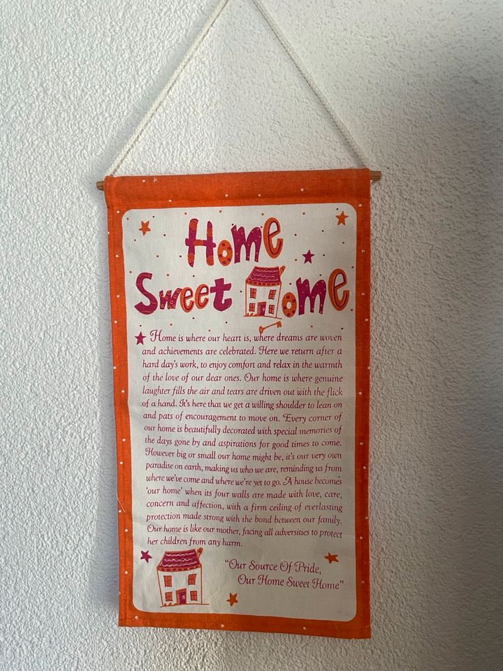 Home Sweet Home Deko Türschild in Bietigheim-Bissingen