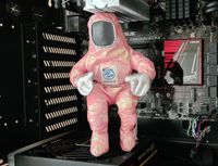 Intel Bunny People Nerd Figur Chipmännchen Puppe Astronaut pink Sachsen - Chemnitz Vorschau