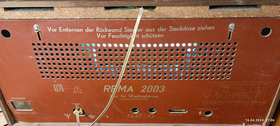 RFT rema 2003 Radio in Hoyerswerda