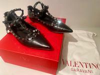 Valentino Caravani Flats Ballerina Nieten in schwarz Gr. 40 München - Thalk.Obersendl.-Forsten-Fürstenr.-Solln Vorschau