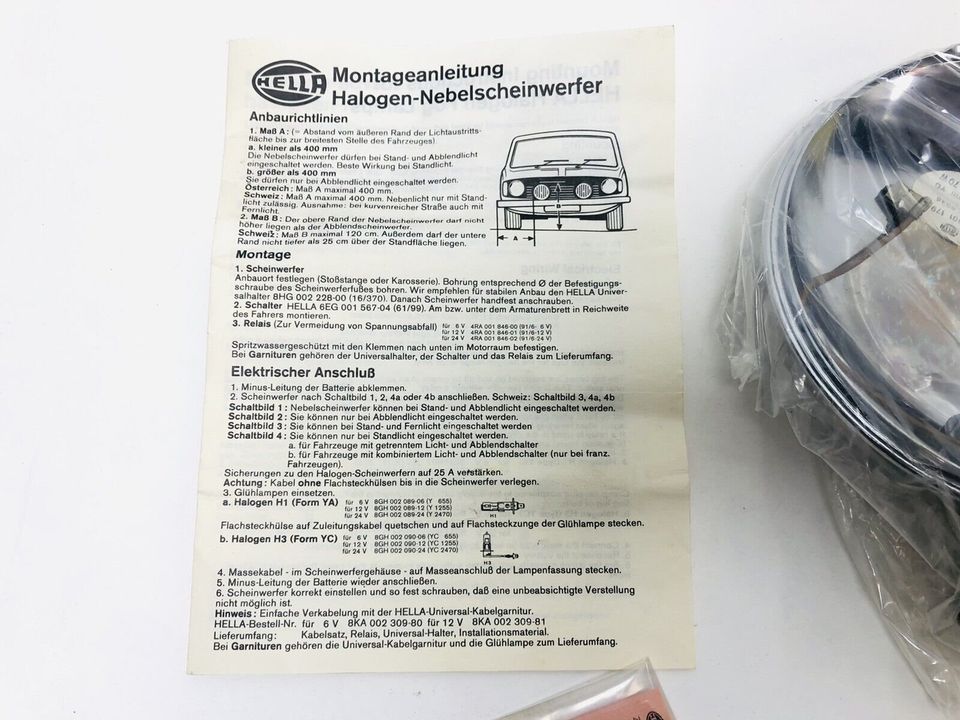 Mercedes W108 W109 W111 Nebelscheinwerfer Scheinwerfer Abdeckung in Obertshausen