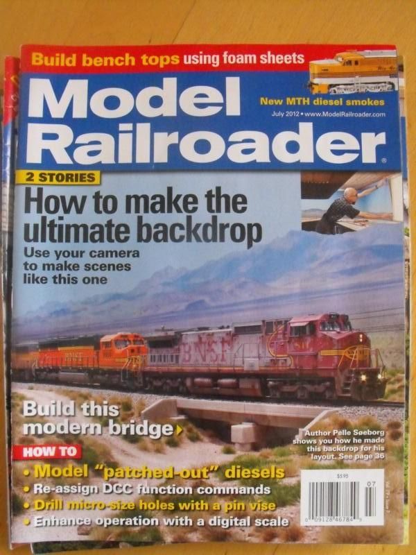 Model Railroader Magazine 2010 2011 2012 in Geschendorf