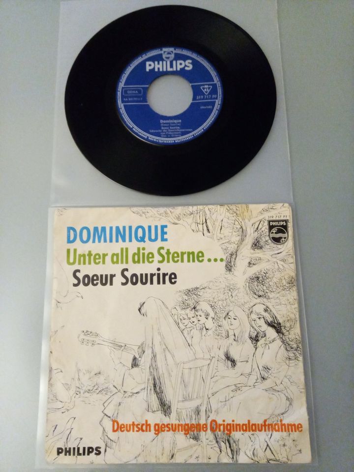 Soeur Sourire Single – Dominique – aus Deutschland von 1964 in Köln