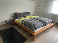 Schlafzimmer Bett, Futon Bett, Design Holz inkl. bel. Nachttische Hessen - Weinbach Vorschau