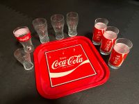 Coca-Cola Gläser und Tablett Bayern - Olching Vorschau