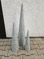 4* Deko Tannenbaum Weihnachtsbaum Lichtkegel silber glitzer Rheinland-Pfalz - Nackenheim Vorschau