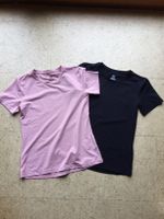 H&M Sport-T-Shirts, Größe 134/140, Neu! Doppelpack schwarz, rosa Niedersachsen - Ostercappeln Vorschau