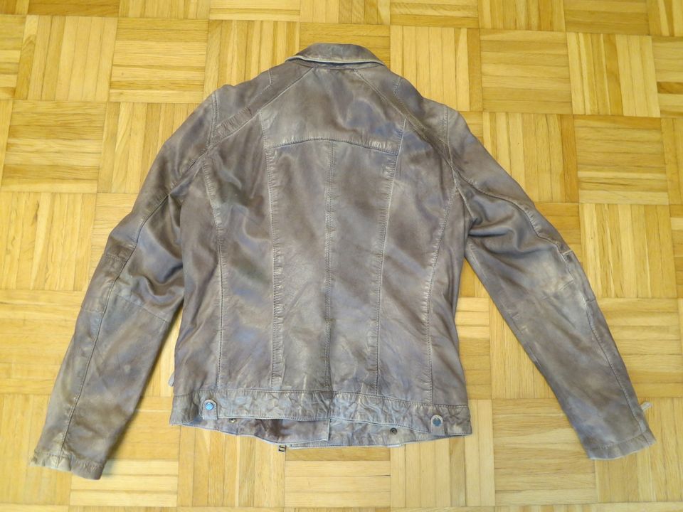 Milestone Lederjacke Bikerjacke Lorina Leder Jacke Lammnappa 40 in Hamburg