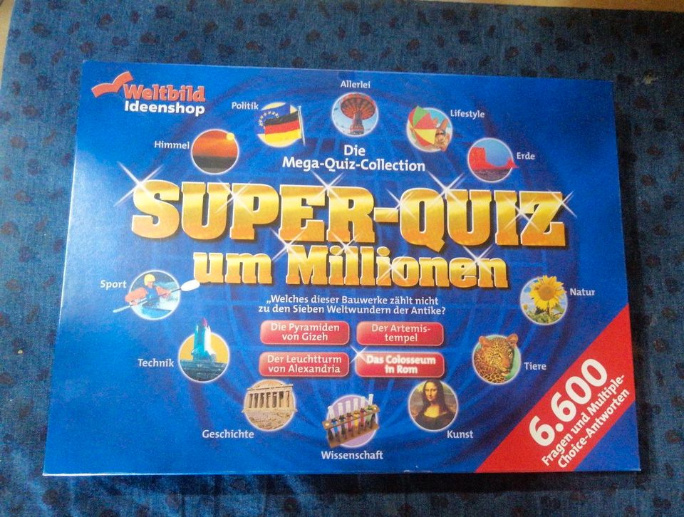 Brettspiel Superquiz um Millionen neu in Forchtenberg