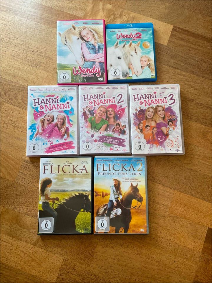 DVD-Paket Hanni & Nanni, Wendy, Flicka in Zehnhausen bei Wallmerod