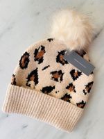 French Connection Animal Print Knitted Beanie Mütze Hat Shtuc Berlin - Mitte Vorschau