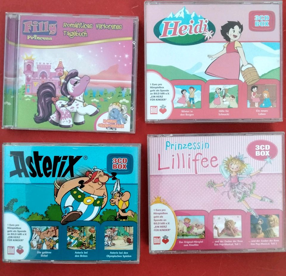 Hörspiele lillifee,Heidi,filly,Asterix  Je 2 euro in Göttingen