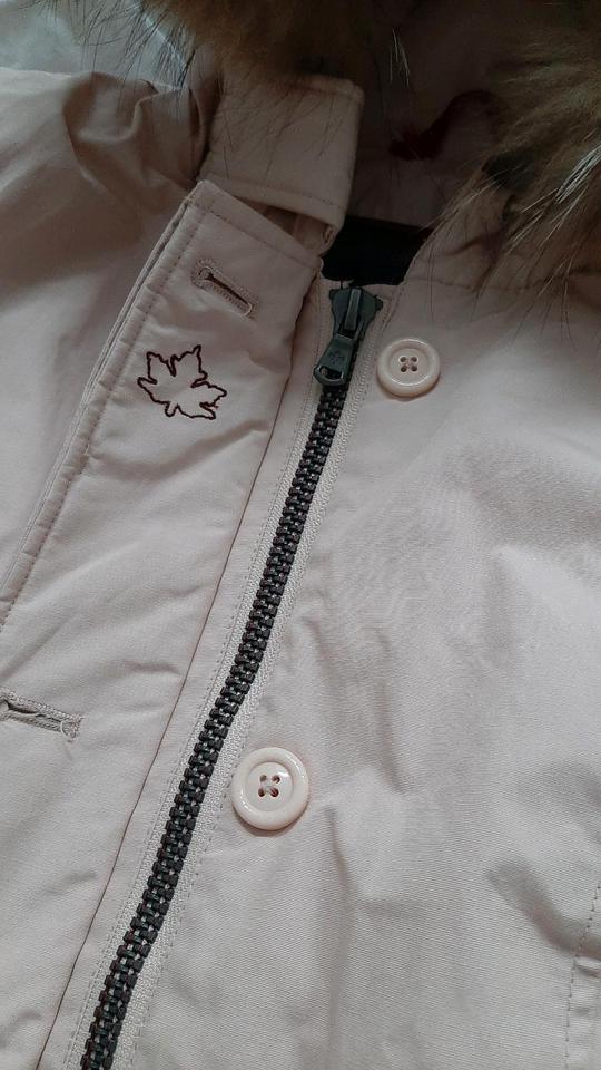 Jacke Daunen Winterjacke Parker M L Puder Rosa Canadian Mantel in Essen