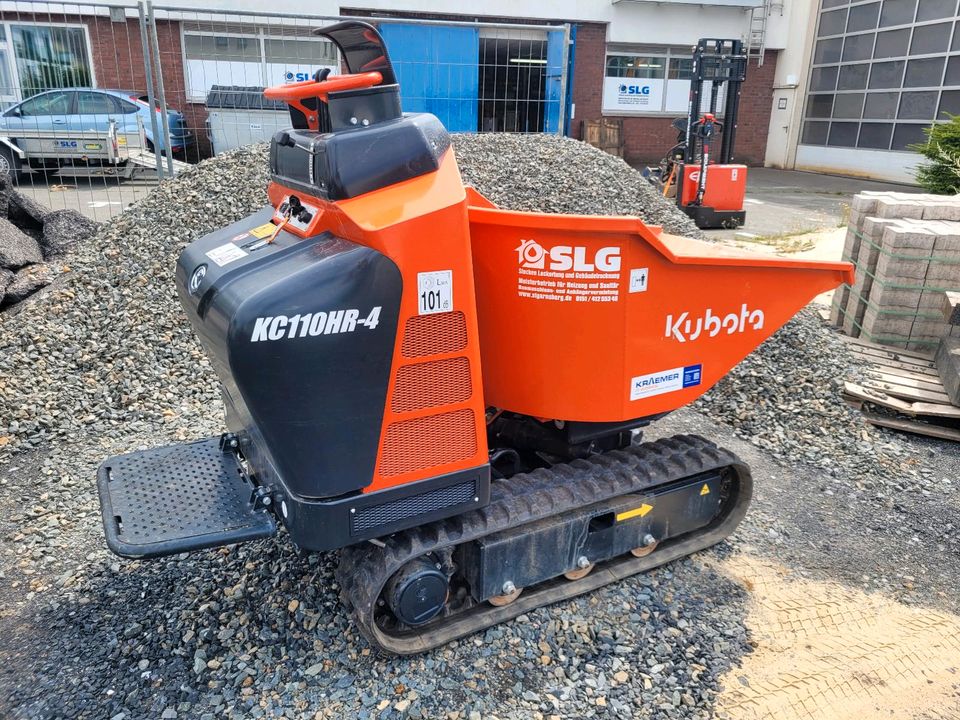 Kubota KC110HR-4 Kettendumper mieten in Arnsberg