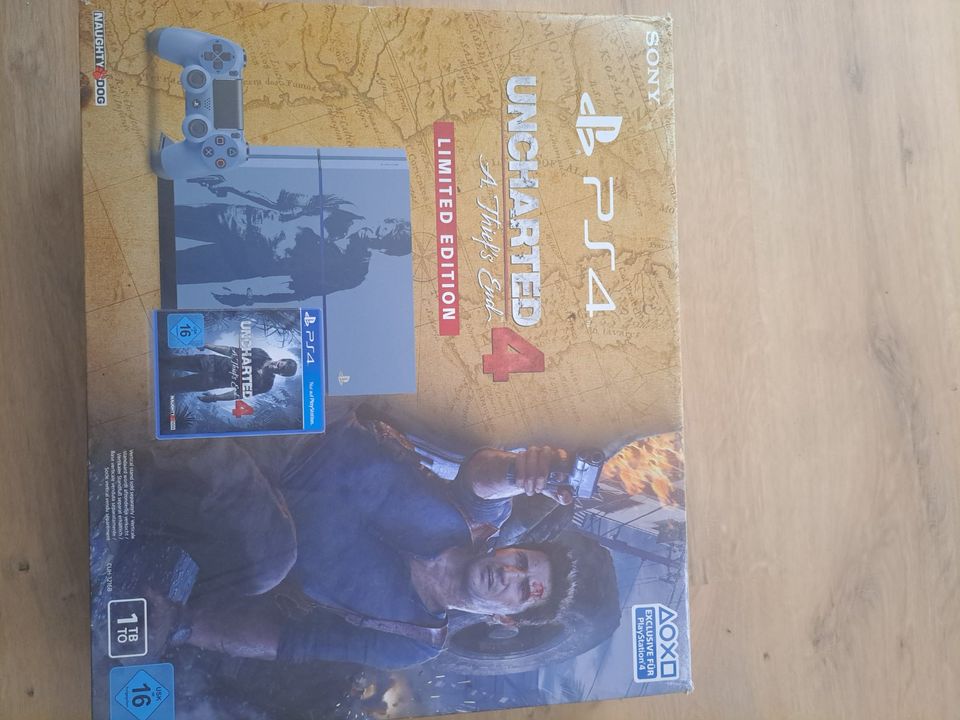 Playstation 4 1TB Grau Limited Edition Uncharted 4 in Neustadt-Glewe