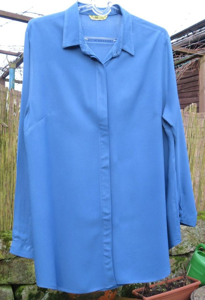 Bluse Longbluse 100 % Baumwolle wie neu Gr. 46-48 in Uslar