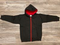 Just Hoods Hoodie mit Reißverschluss schwarz/rot Gr. 12/13 *neu* Schleswig-Holstein - Kappeln Vorschau