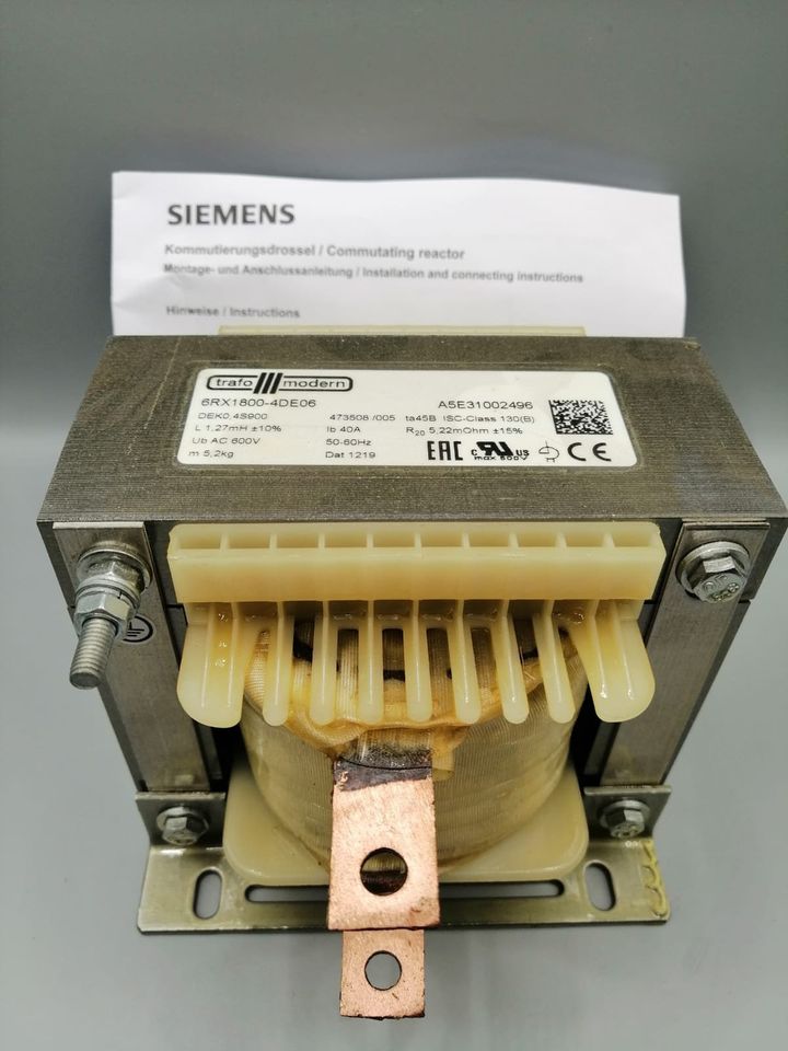 Siemens Kommutierungsdrossel 18A 4EM5005-6CB in Georgsmarienhütte