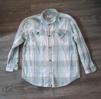 Karohemd Flanell gr.170/176 oversize mint/weiß Takko Kreis Ostholstein - Scharbeutz Vorschau