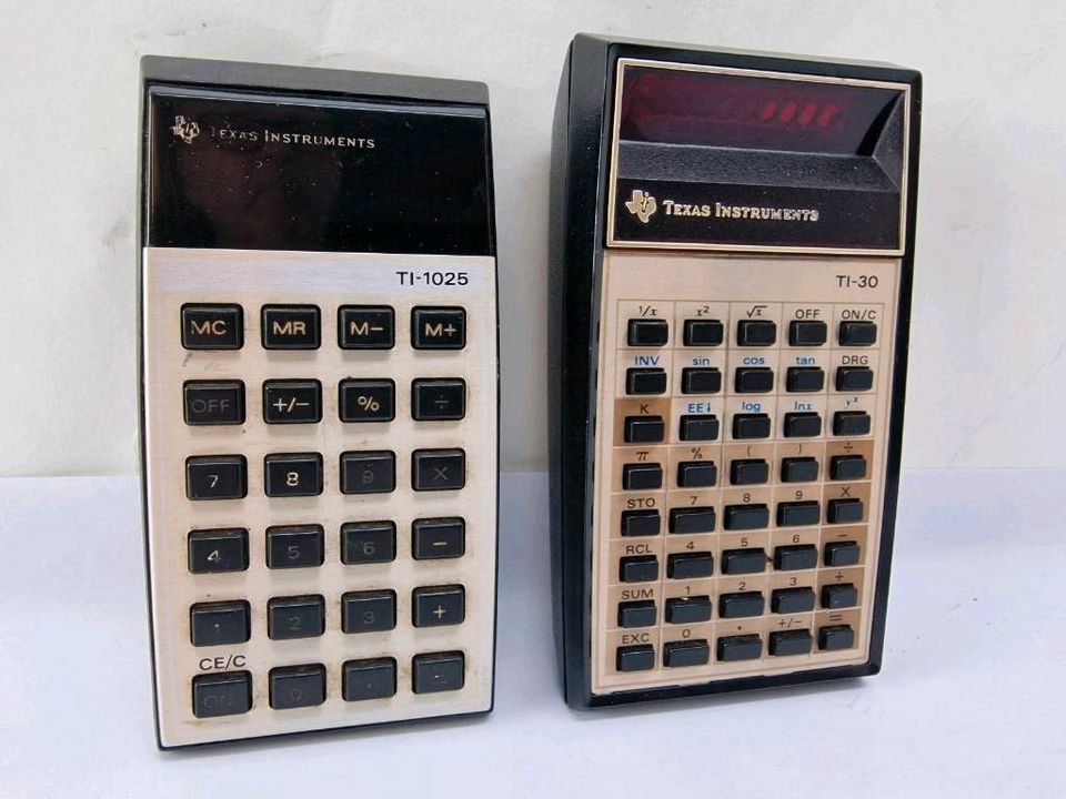 TI 30 + TI 1025 Texas Instruments Taschenrechner in Heusweiler