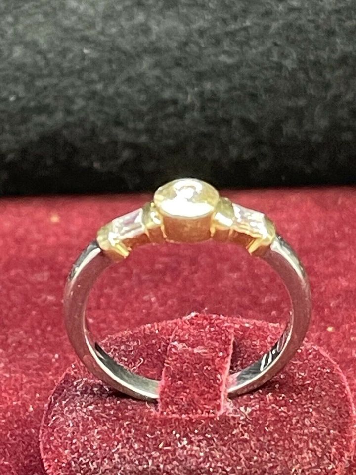 GOLD Diamant DAMEN RING 18k 750 Gr. 54 3,80g GG WG AU in Berlin