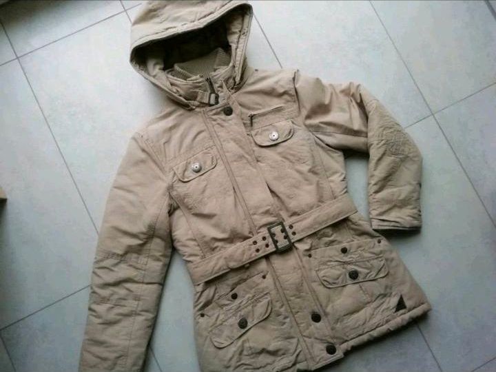 Wie neu Gr38 Street One Damenjacke Winterjacke Schneejacke Mantel in Drei Gleichen