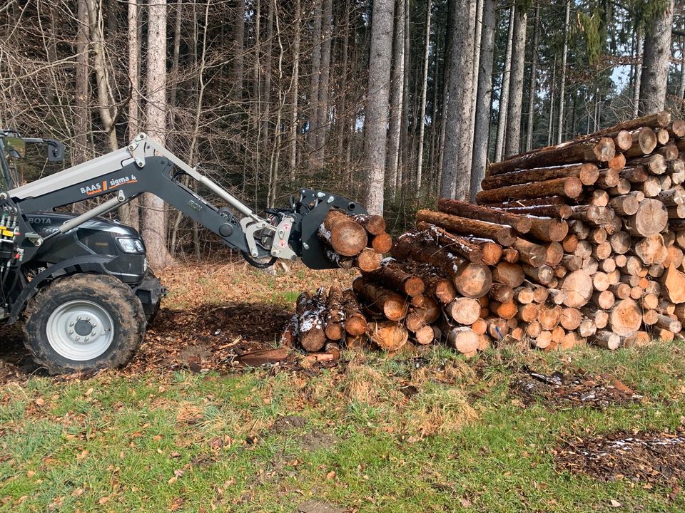 Poltergabel mit Niederhalter / Holzgreifer BAAS Technik in Ebersberg