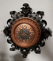 Gründerzeit Wanduhr Uhr Kupfer und Eisen um 1880 Berlin - Schöneberg Vorschau