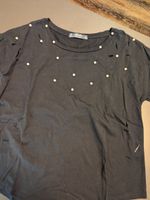 Damen Shirt T-shirt gr. S 36 Grau mit Perlen Neu Nordrhein-Westfalen - Kalkar Vorschau