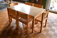 Kindergartentisch mit 6 Stühlen, Tisch, Kindertisch Nordrhein-Westfalen - Krefeld Vorschau
