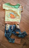 Handmade Set 86-98 Sommer Shirt Hose Dino Baden-Württemberg - Hemsbach Vorschau