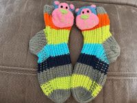 Kindersocken in Gr. 31-34 mit Anti-Rutsch bunt Äffchenmotiv Bayern - Bad Staffelstein Vorschau