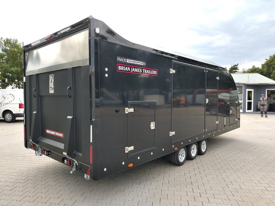 Brian James Race Transporter 6 Pkw Anhänger Autotrailer 6m x2,35m in Potsdam