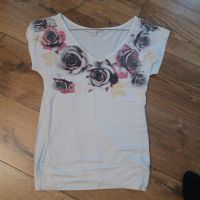 Damen T-shirt weiß mit Blumenprint Essen - Bergerhausen Vorschau